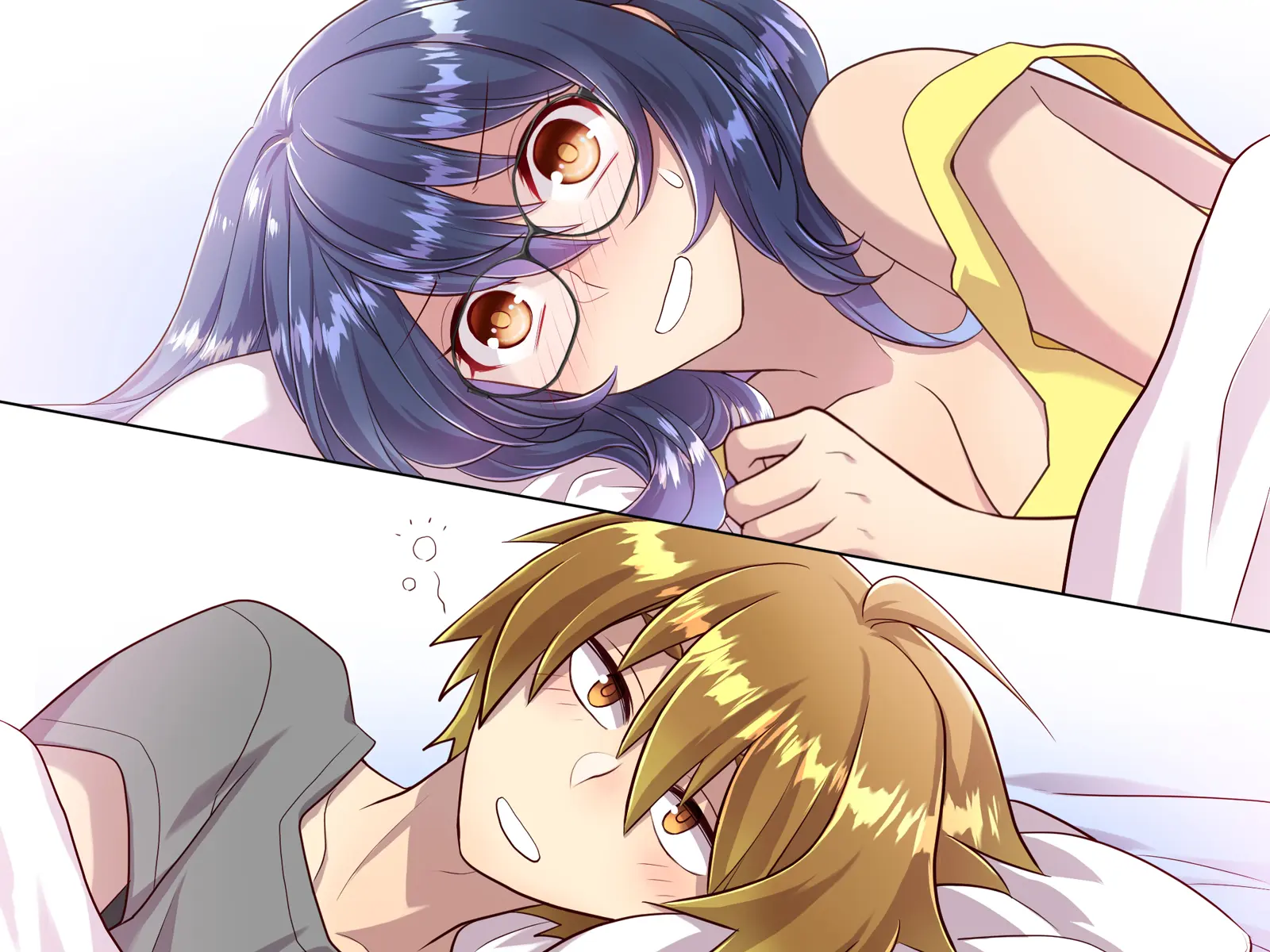 Noroi De Nyotaika Shita Megane De Noppona Ore Ga Namaiki Kouhai To H Suru Koto Ni Natta Koto No Tenmatsu | 저주로 여체화해버린 안경에 키다리인 내가 건방진 후배와 H 해버리게 된 사건의 전말